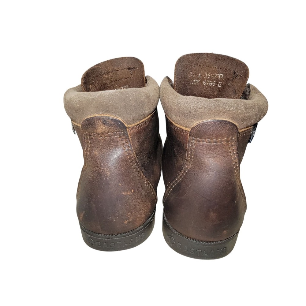 Eastland Seneca Camp Moc Women's 8.5 W Leather Chukka Ankle Bomber Brown Boots - Picture 8 of 10